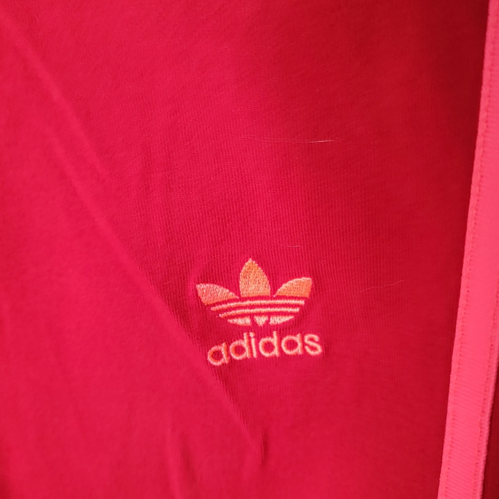 ADIDAS Leggings, Small Women’s Red & Pink - Picture 2 of 6